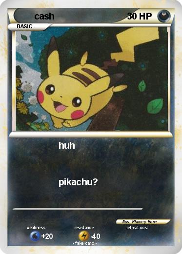 Pokemon cash