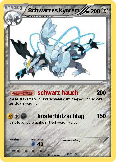 Pokemon Schwarzes kyorem