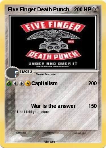 Pokemon Five Finger Death Punch