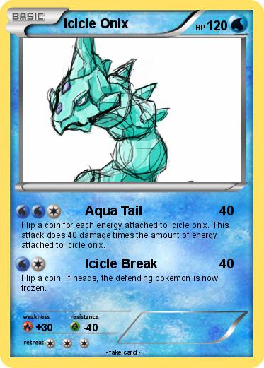 Pokemon Icicle Onix
