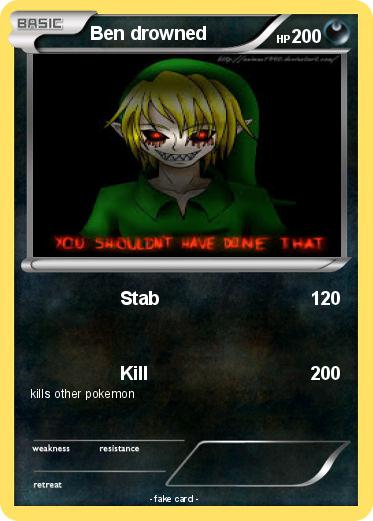 Pokemon Ben drowned
