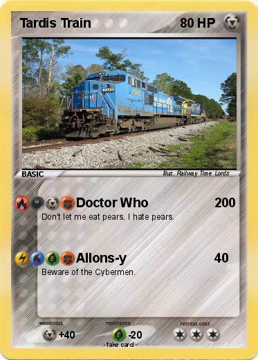 Pokemon Tardis Train