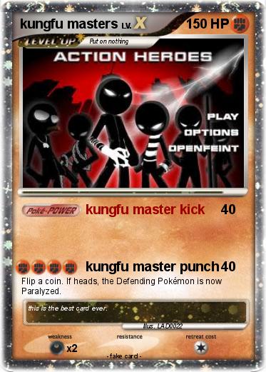 Pokemon kungfu masters