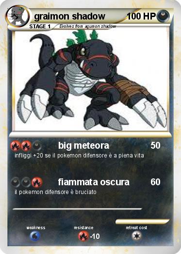 Pokemon graimon shadow