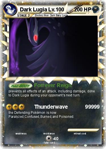 Pokemon Dark Lugia Lv.100