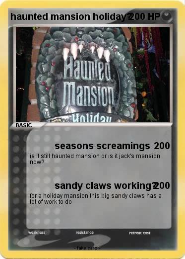 Pokemon haunted mansion holiday?