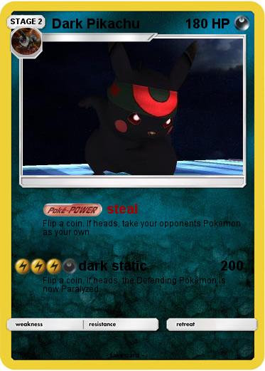 Pokemon Dark Pikachu