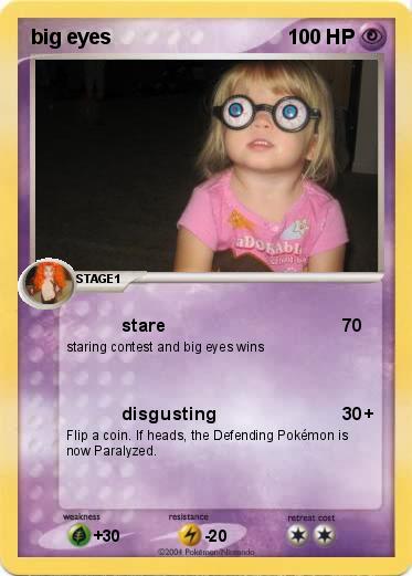 Pokemon big eyes