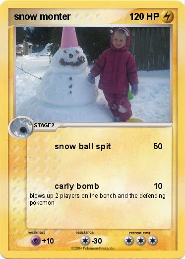 Pokemon snow monter