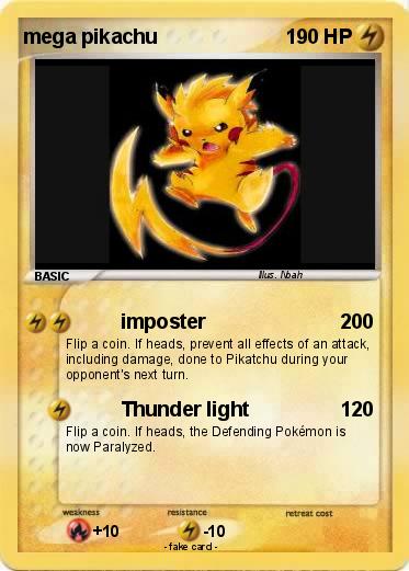 Pokemon mega pikachu