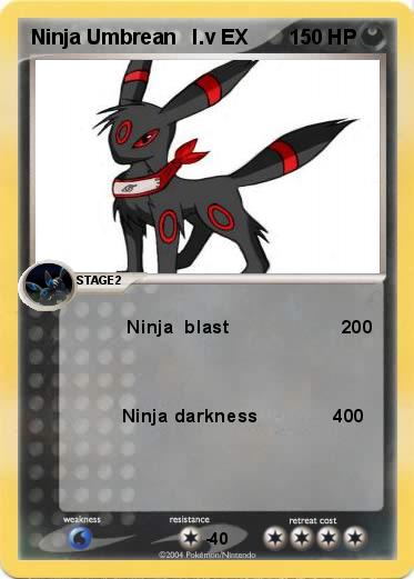 Pokemon Ninja Umbrean   l.v EX
