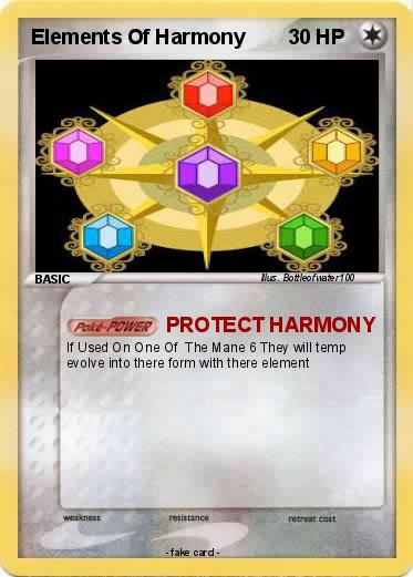 Pokemon Elements Of Harmony