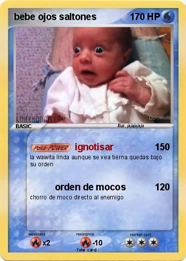 Pokemon bebe ojos saltones