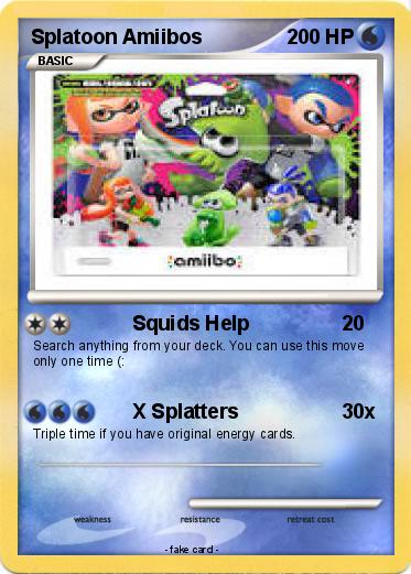 Pokemon Splatoon Amiibos