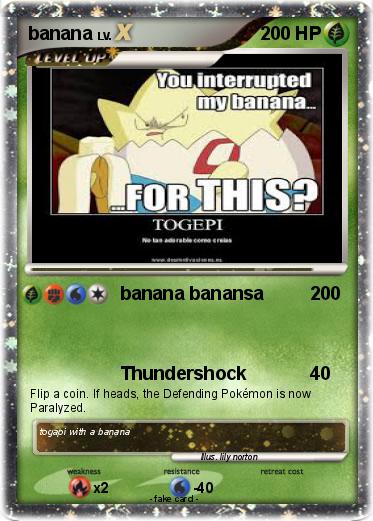 Pokemon banana