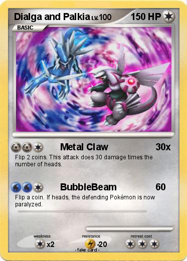 Pokemon Dialga and Palkia