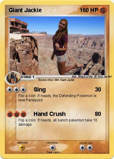 Pokemon Giant Jackie