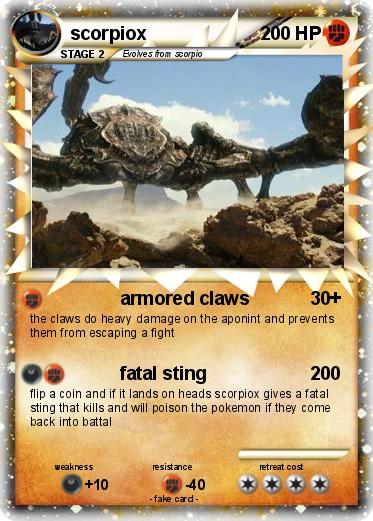 Pokemon scorpiox