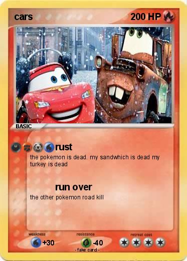 Pokemon cars
