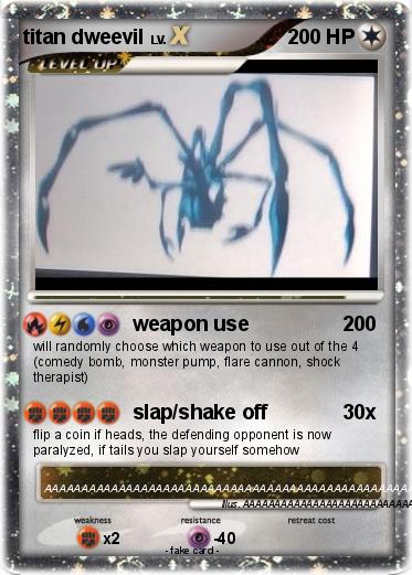 Pokemon titan dweevil