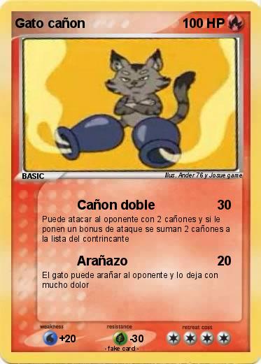 Pokemon Gato cañon