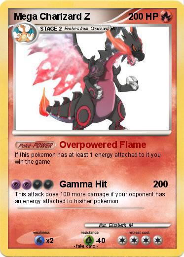 Pokemon Mega Charizard Z