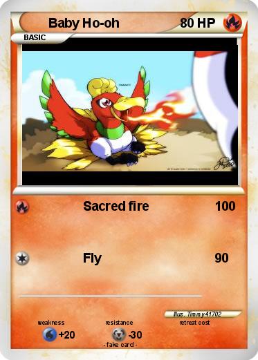 Pokemon Baby Ho-oh