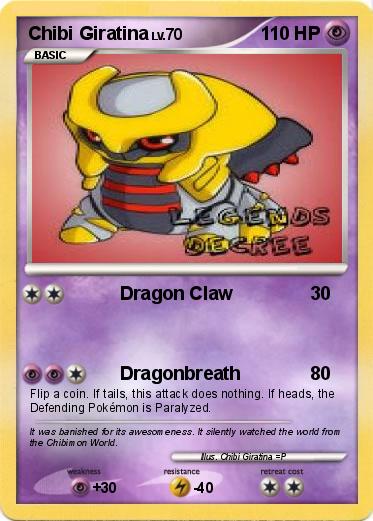 Pokemon Chibi Giratina