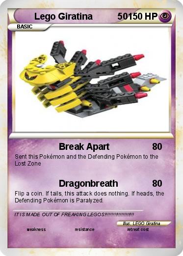 Pokemon Lego Giratina          50