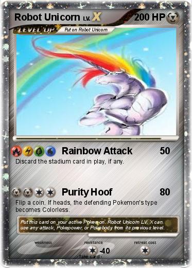 Pokemon Robot Unicorn