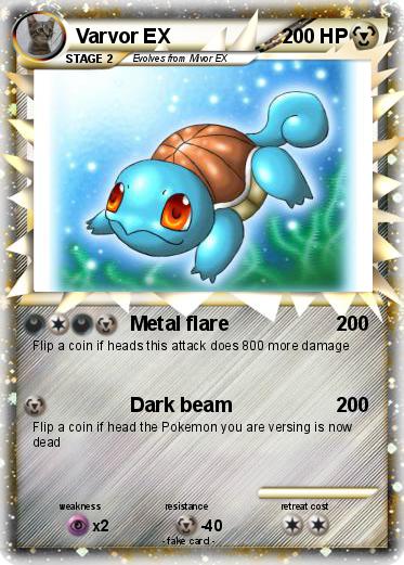 Pokemon Varvor EX