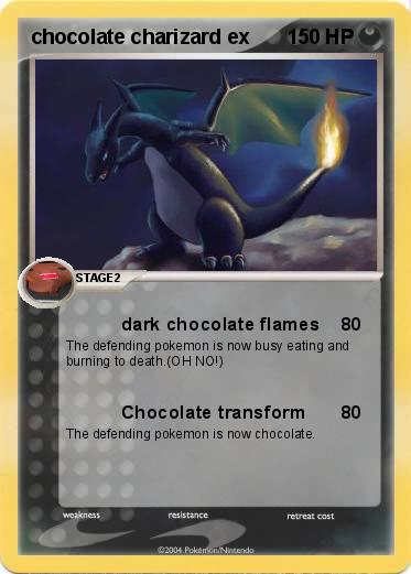 Pokemon chocolate charizard ex