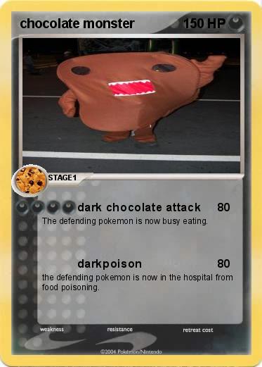 Pokemon chocolate monster