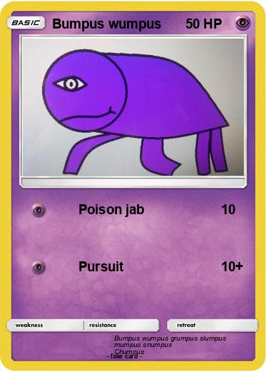 Pokemon Bumpus wumpus