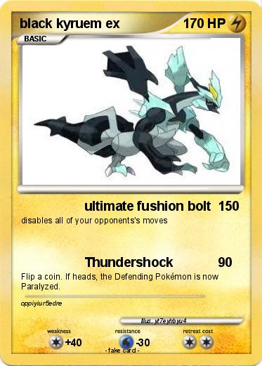 Pokemon black kyruem ex