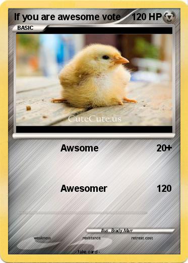 Pokemon If you are awesome vote