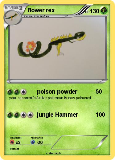 Pokemon flower rex