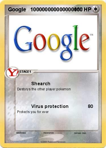 Pokemon Google   100000000000000000