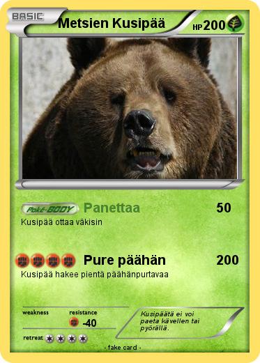 Pokemon Metsien Kusipää