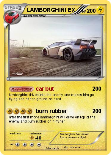 Pokemon LAMBORGHINI EX