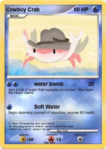 Pokemon Cowboy Crab