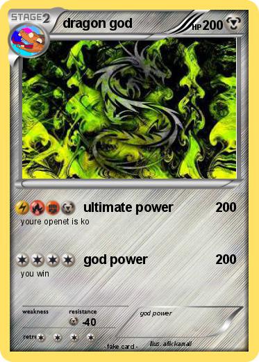 Pokemon dragon god