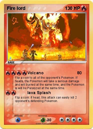 Pokemon Fire lord
