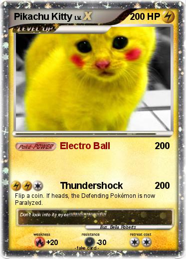 Pokemon Pikachu Kitty