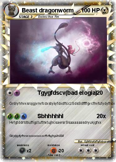 Pokemon Beast dragonworm
