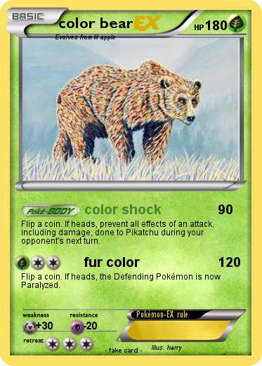 Pokemon color bear