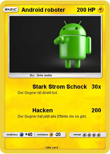 Pokemon Android roboter