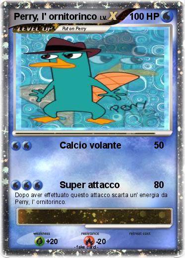 Pokemon Perry, l' ornitorinco