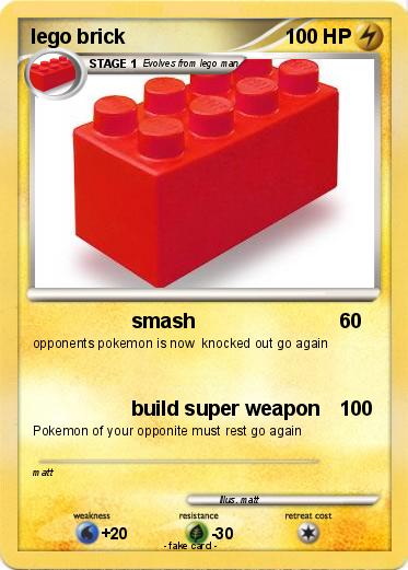 Pokemon lego brick