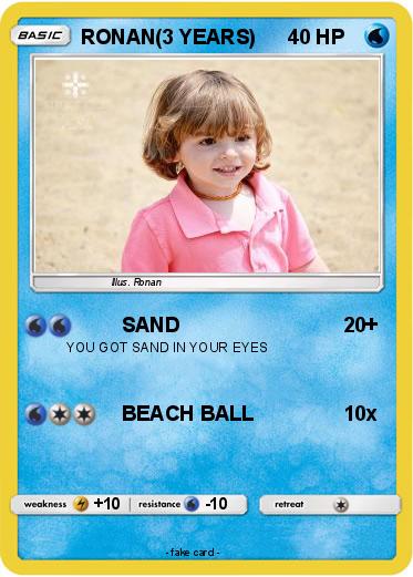 Pokemon RONAN(3 YEARS)